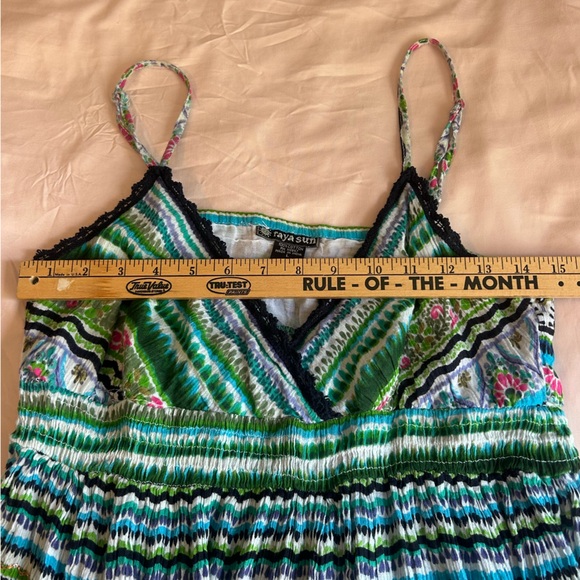 Raya Sun Indie Boho Cotton Sundress – Size Large - Picture 4 of 5